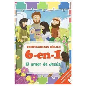 Rompecabezas Bíblico 6 en 1 El Amor de Jesús.