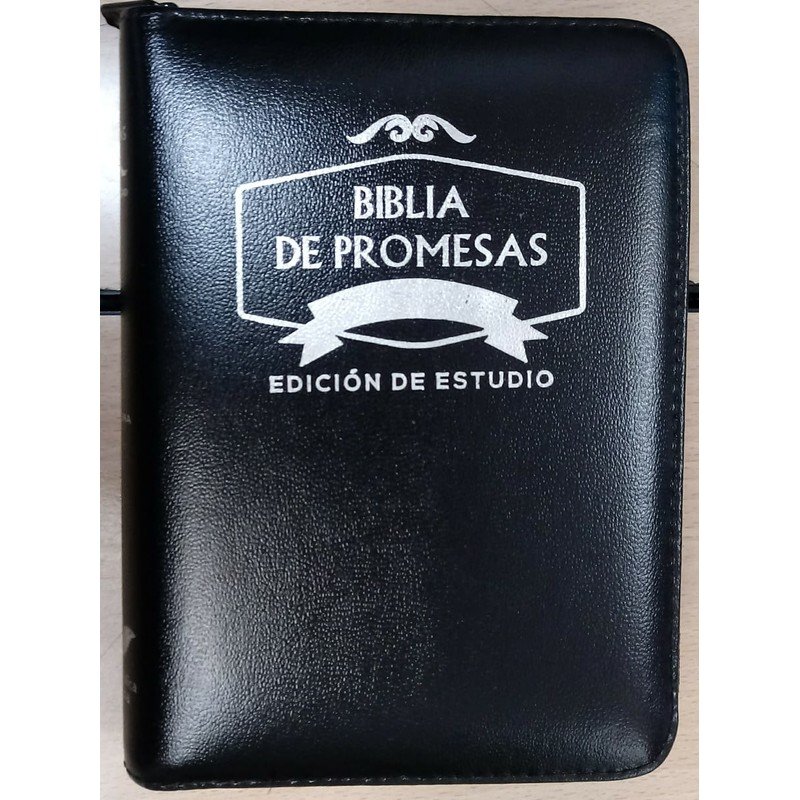 RVR Biblia de estudio promesas, negra canto plateado 1 RVR Biblia de estudio promesas, negra canto plateado