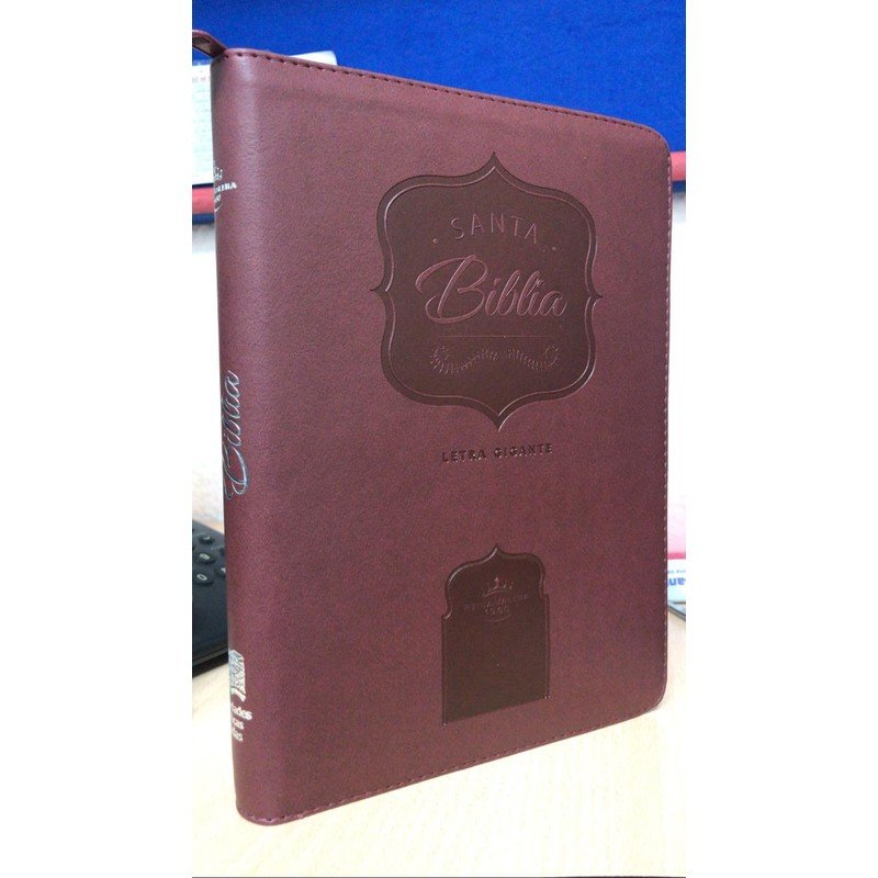 Biblia RVR60 085 Letra Gigante Vinotinto canto dorado 1 Biblia RVR60 085 Letra Gigante Vinotinto canto dorado