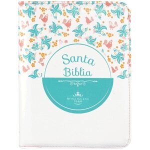 RVR60 Biblia 045, Blanco floral