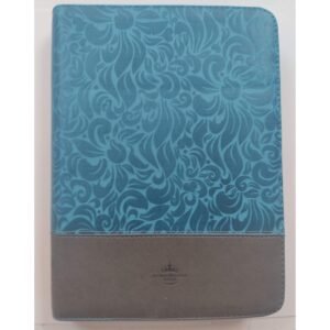RVR60 Biblia 086 Color Azul Gris/Ayudas QR
