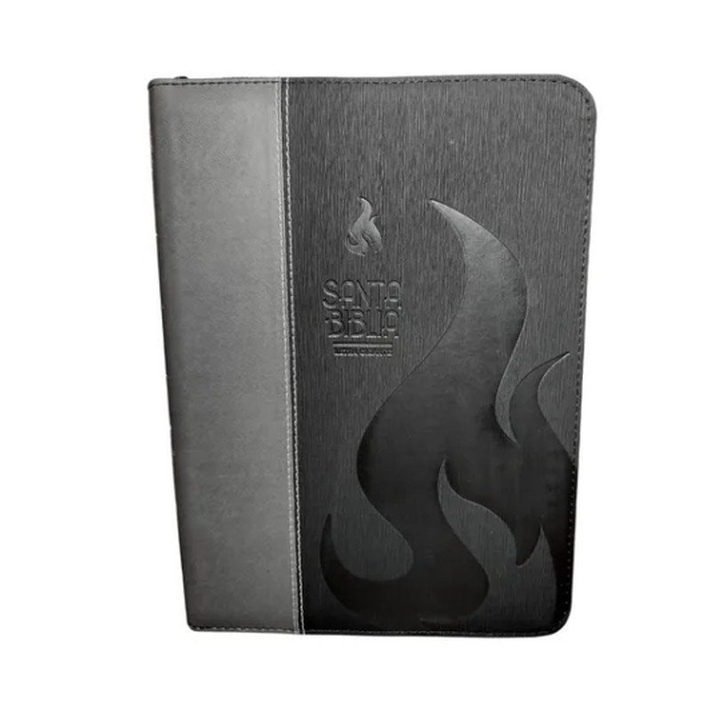 RVR60 Biblia 085, Llama gris, negra 1 RVR60 Biblia 085, Llama gris, negra