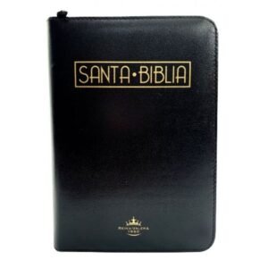 Biblia 055 negro canto dorado indice