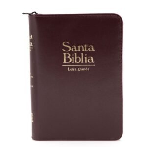 Biblia RVR 055 Vinotinto Indice Canto Dorado