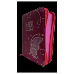 RV1960 Biblia fucsia cierre letra normal