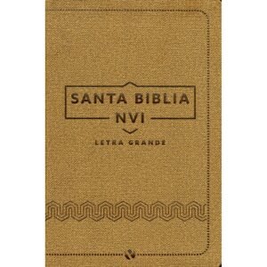 NVI Biblia  LG Café canto dorado