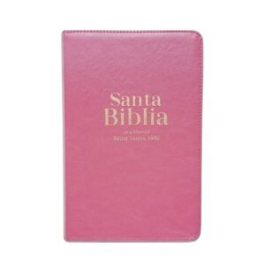 Biblia RVR1960 Manual LG / Imitación Piel Rosa