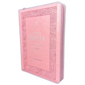 RVR 1960 Letra Gigante Rosa Flores