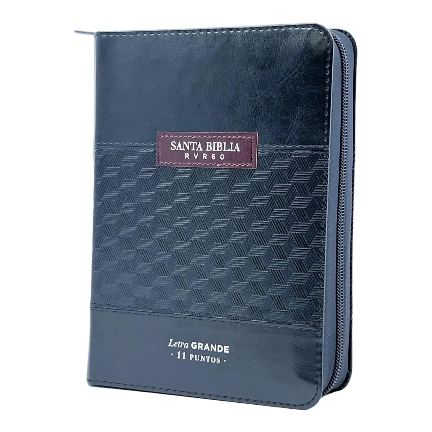 Biblia RV60 045 Abba Classic negro con cierre, LG e índice 1 Biblia RV60 045 Abba Classic negro con cierre, LG e índice