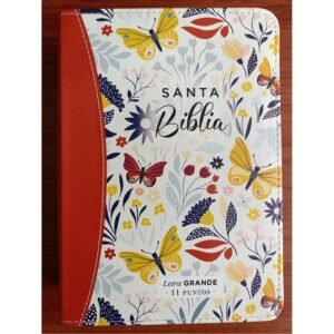 Biblia RVR60 045c cp LG PJR colección primaveral naranja