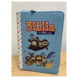 Biblia Mi Gran Viaje RVR 1960 – Azul con Cierre