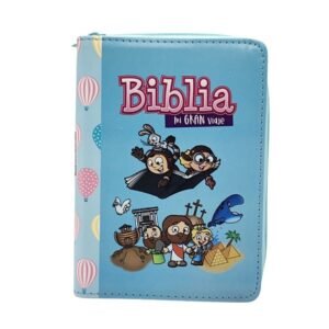 Biblia Mi Gran Viaje Reina Valera 1960 Turquesa Cierre