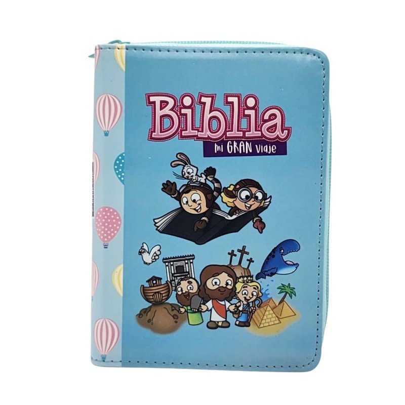 Biblia Mi Gran Viaje Reina Valera 1960 Turquesa Cierre