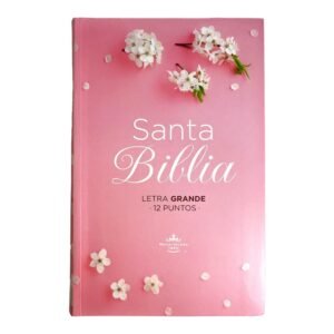 Biblia RV60/ Rodada Flores/ Canto Blanco Eco Flex C1
