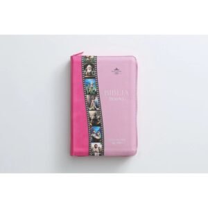 Biblia RVR Heroes rosa