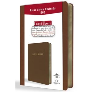 Biblia, Biblia Reina Valera, Letra Super Gigante, Simil Piel, Marron, RVC