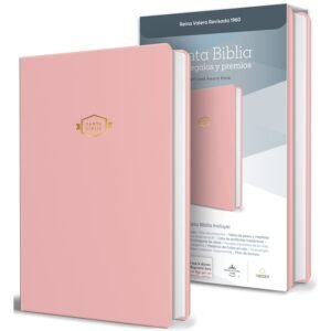 Biblia RVR 1960 para Regalos y Premios Rosada Símil Piel
