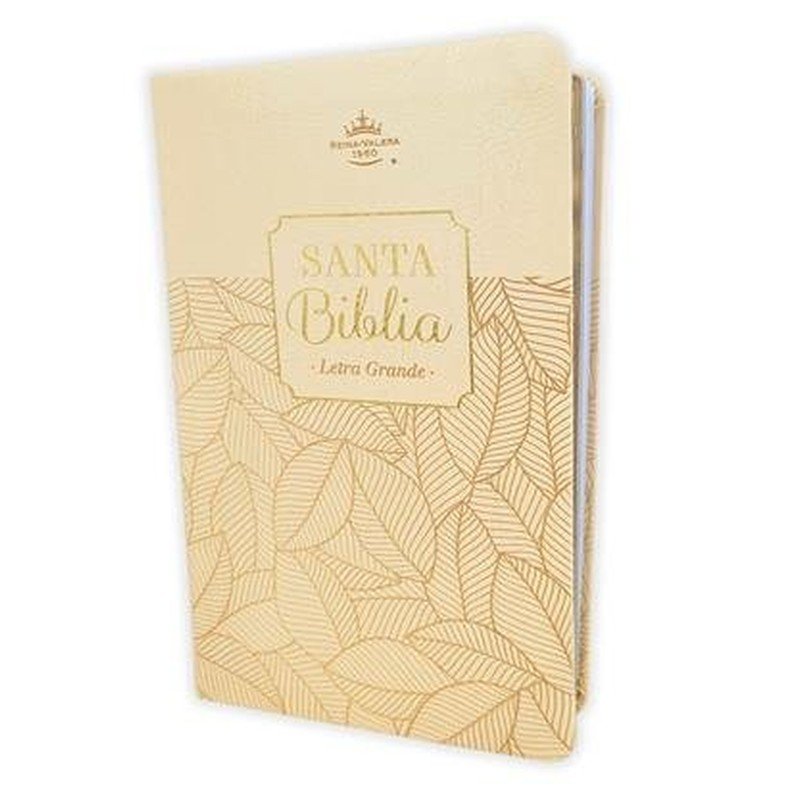 Biblia RVR60c Beige Hojas/ Canto Pintado/ Premios Y Regalos 1 Biblia RVR60c Beige Hojas/ Canto Pintado/ Premios Y Regalos