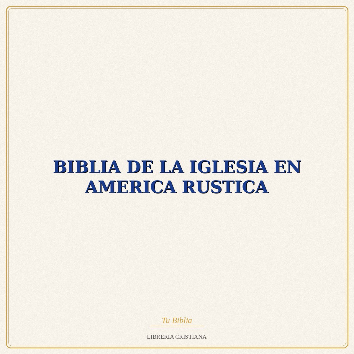 BIBLIA DE LA IGLESIA EN AMERICA RUSTICA – PPC 1 BIBLIA DE LA IGLESIA EN AMERICA RUSTICA – PPC