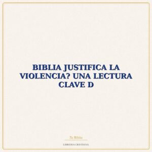 BIBLIA JUSTIFICA LA VIOLENCIA? UNA LECTURA CLAVE D – ARMANDO LEVORATTI