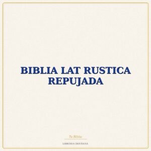 BIBLIA LAT RUSTICA REPUJADA – EVD