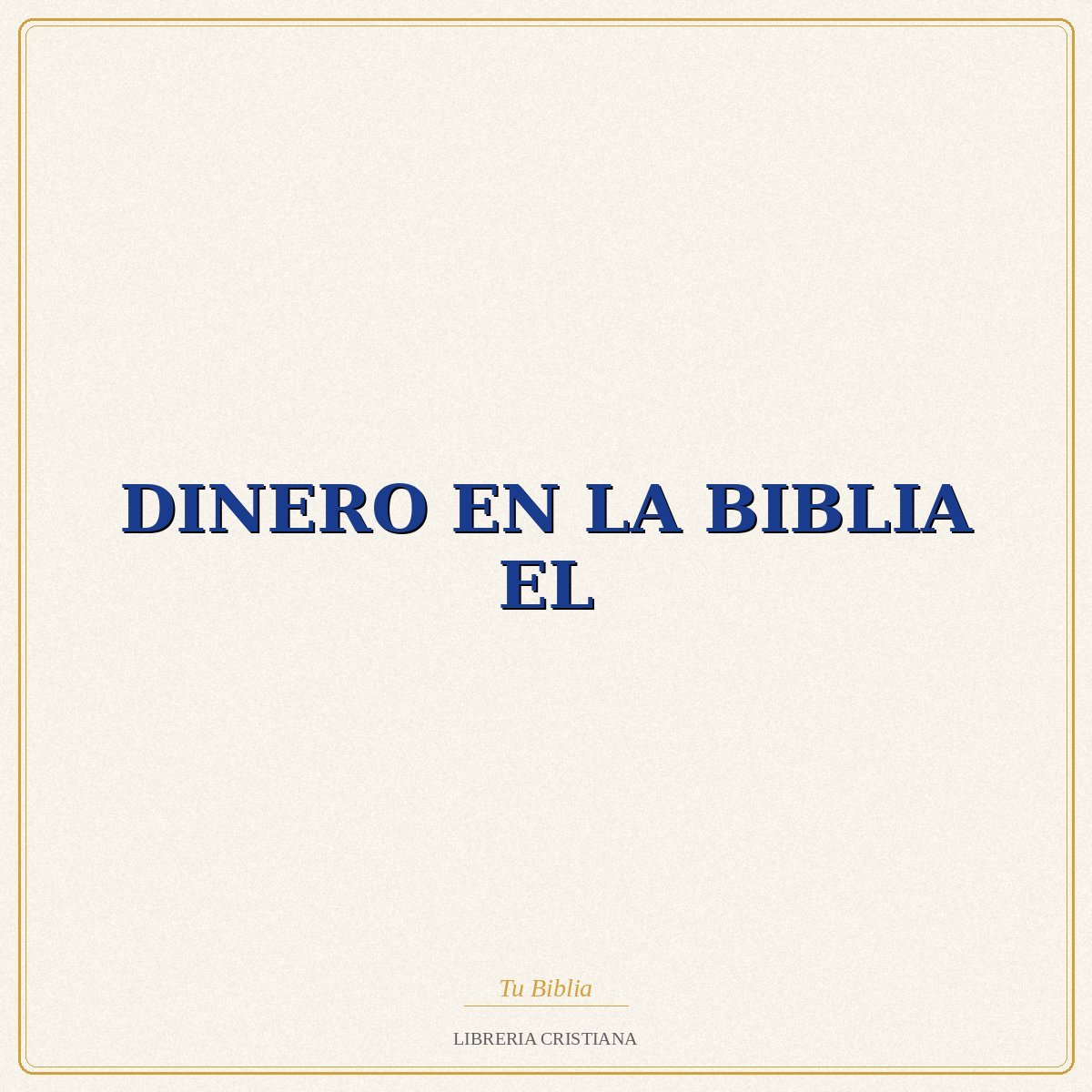 Biblia DINERO EN LA BIBLIA EL – PIERRE DEBERGE 1 Biblia DINERO EN LA BIBLIA EL – PIERRE DEBERGE
