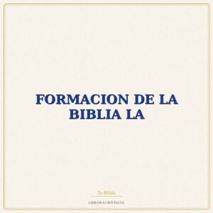 Biblia FORMACION DE LA BIBLIA LA – JENS SCHROTER