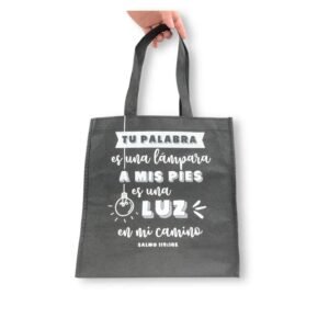 Bolsa Tote Bag Negra Tú Palabra