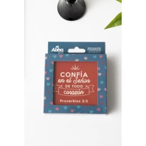 Pack de 6 posavasos con versículos bíblicos – Vintage
