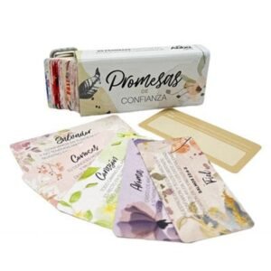 Caja Metálica con 50 Promesas. Promesas de Confianza