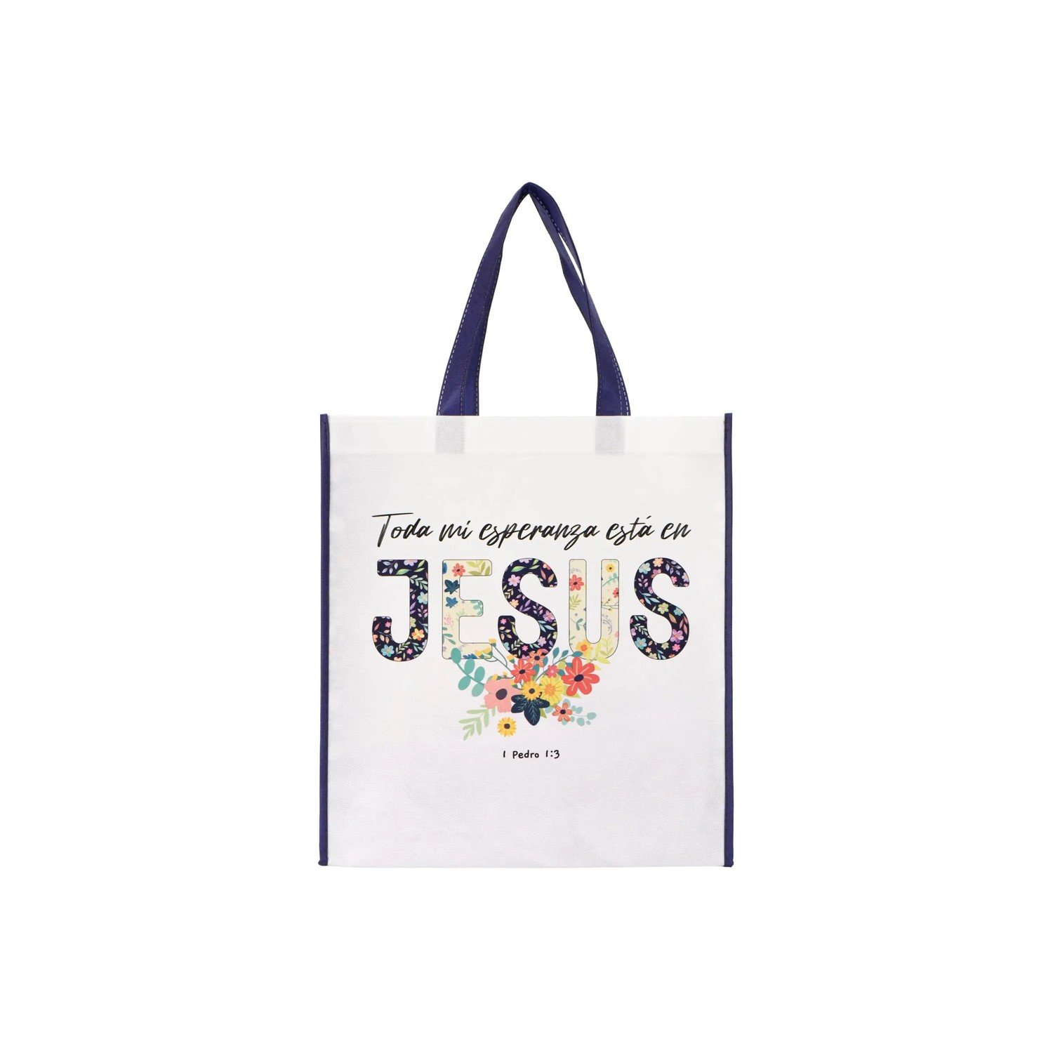 Bolsa Tote Bag Grande a Todo Color Toda Mi Esperanza Está en Jesús 1 Bolsa Tote Bag Grande a Todo Color Toda Mi Esperanza Está en Jesús