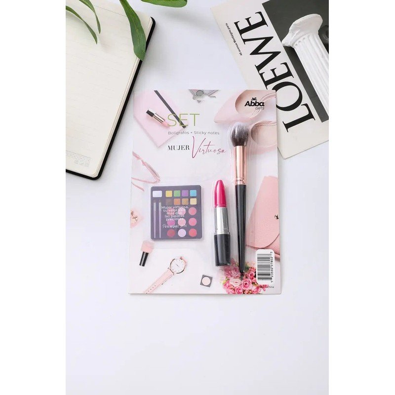 Pack Creativo 2 Bolis + Sticky Notes Mujer Virtuosa 1 Pack Creativo 2 Bolis + Sticky Notes Mujer Virtuosa