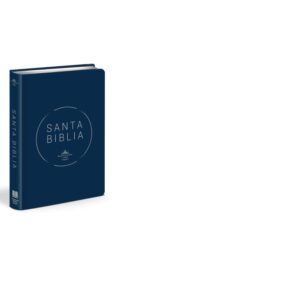 Biblia RVR 1960 Letra Grande PJR Vinilo Azul