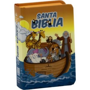 Biblia Infantil RVR 1960 Bolsillo Arca Naranja Tapa Dura