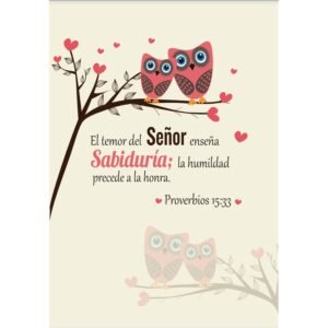 Sabiduría Proverbios 15:33 Diario y Cuaderno de Notas