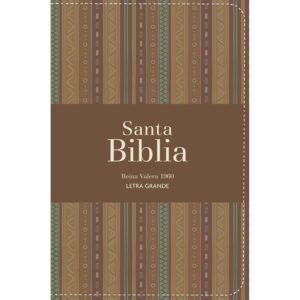 Biblia RVR 1960 Compacta Letra Grande 11 puntos Símil Piel Andina Marrón Café