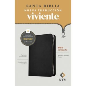Biblia NTV Compacta Negro – Cierre Filament