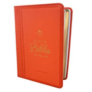 Biblia RVR 1960 Letra Grande Tamaño Manual Neoclassic Coral Símil Piel — imagen 1 de 6