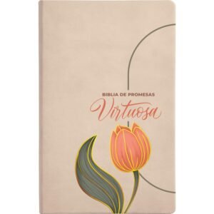 Biblia RVR 1960 Virtuosa Letra Grande Símil Piel Crema Índice