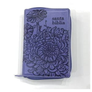 Portada de la Biblia NBLA de bolsillo lila con cierre – ISBN 9780829774351