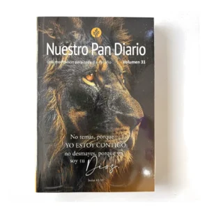 Portada del devocional Nuestro Pan Diario 2027 Vol. 31 León «No temas»