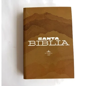 Portada de la Biblia Misionera Reina Valera 1960 café «El Camino, la Verdad y la Vida», tapa rústica