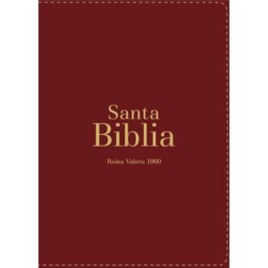 Biblia RVR 1960 Bolsillo Símil Piel Borgoña