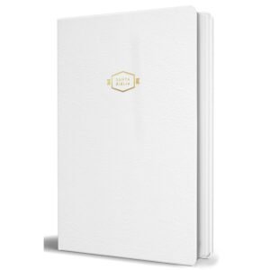 Biblia RVR 1960 para Regalos y Premios Blanca Símil Piel