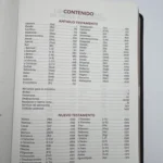 Página de contenido de la Biblia del Ministro con las secciones del manual pastoral – imagen 6
