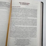 Página Recursos para el ministro, prólogo del Manual del Ministro de esta Biblia – imagen 5