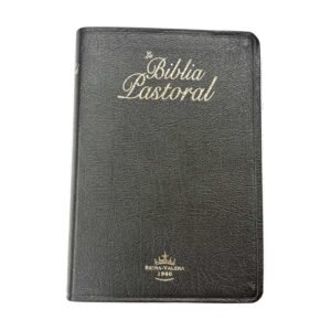 Biblia Pastoral RVR 1960 Letra Grande – Negra con Índice y Estuche