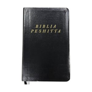 Biblia Peshitta, negro imitacion piel