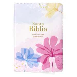 Biblia RVR 1960 Letra Grande Compacta Rosada Clara