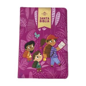Biblia RVR 1960 para Niñas Letra Grande Interactiva con Cierre